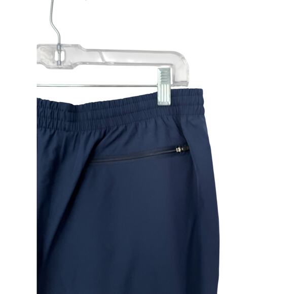 New Balance Blue Athletic Trackpants Pockets Performance Logo Blokecore Large - Picture 3 of 14